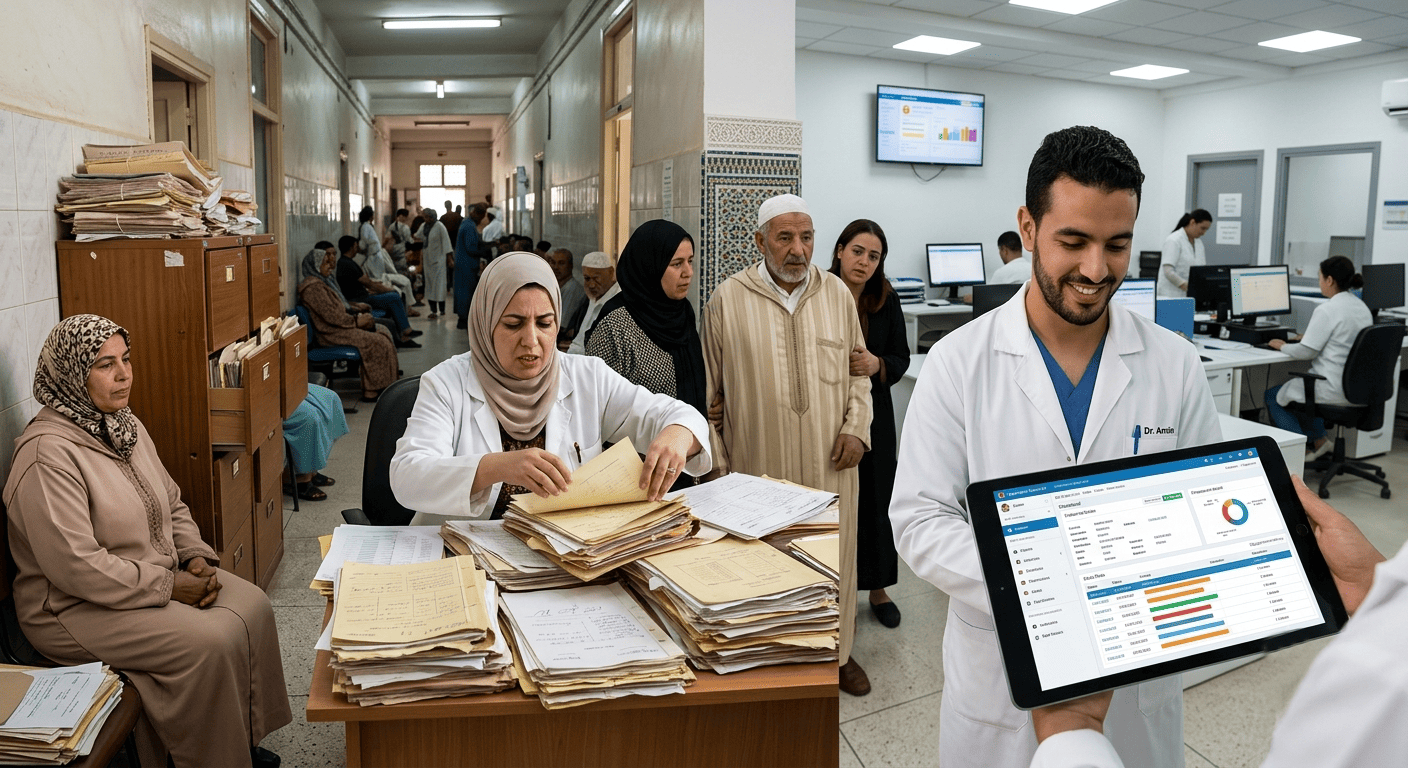 Gestion médicale au Maroc : le numérique est-il une solution miracle ou un nouveau casse-tête administratif ?